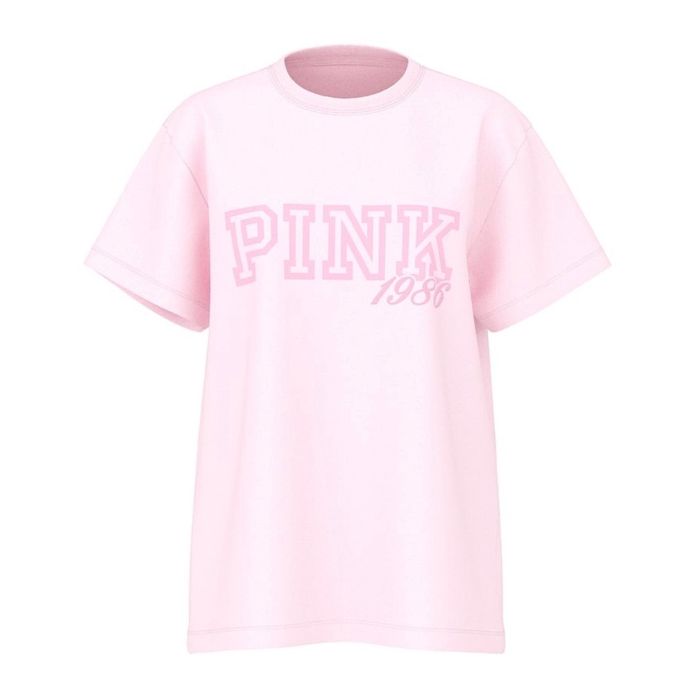 VICTORIA’S SECRET PINK Campus Pink Tee.